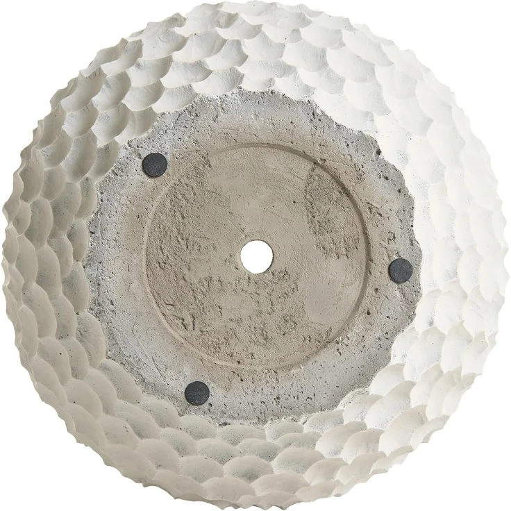 Blumenkübel PILLERSEE 34 cm Weiß – Bild 4