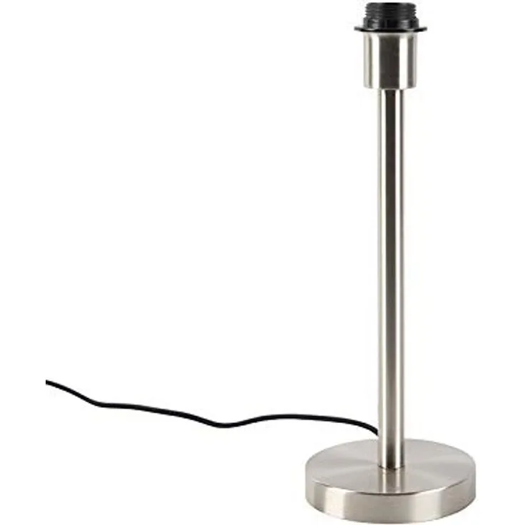 Qazqa Tischleuchte Simplo, ohne Leuchtmittel, E27, Stahl, Modern, Stahl, 1-flammig