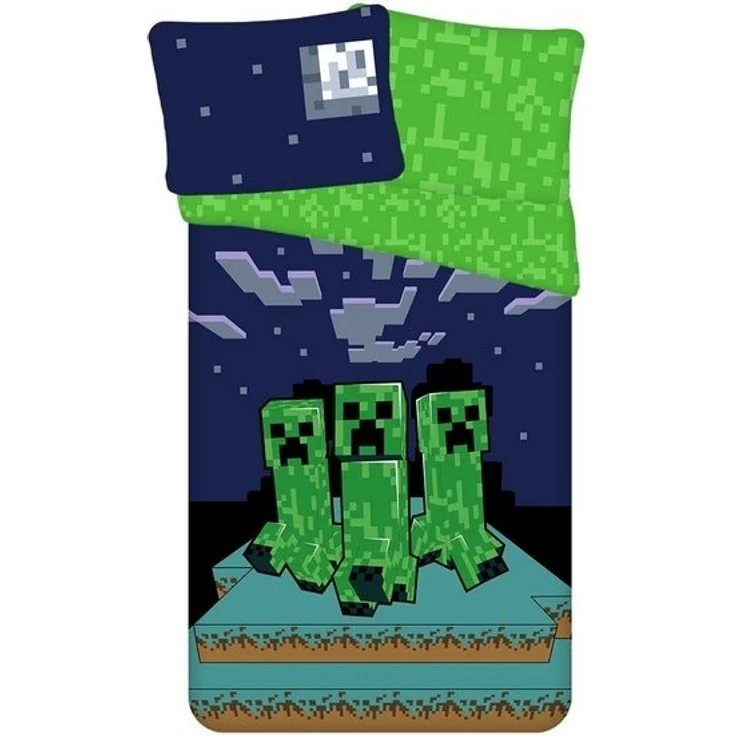 Minecraft Design Kuschelige Bettwäsche Baumwolle, 140x200 cm & 80x60 cm – Bild 2