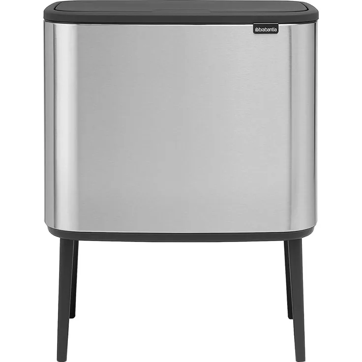 Brabantia Mülleimer Bo Touch Bin Stahl matt FPP, 11 + 23 L Papierkörbe & Mülleimer