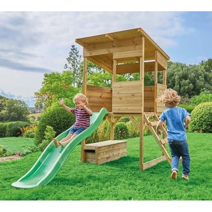 Westmann Holz Stelzenhaus Wildnis | Spielhaus mit – Bild 5