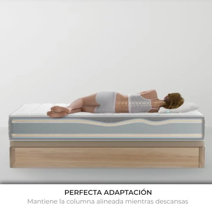 Don descanso DDBERNIA25.135200 Viskoelastische Matratze, Schaumstoff, Höhe ± 26 cm, 135x200 cm – Bild 9