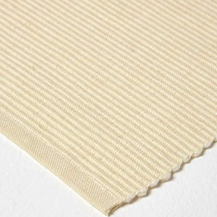 Homescapes Platzset Tischset creme im 2er-Set – 30 x 45 cm, 100% Baumwolle – Bild 4