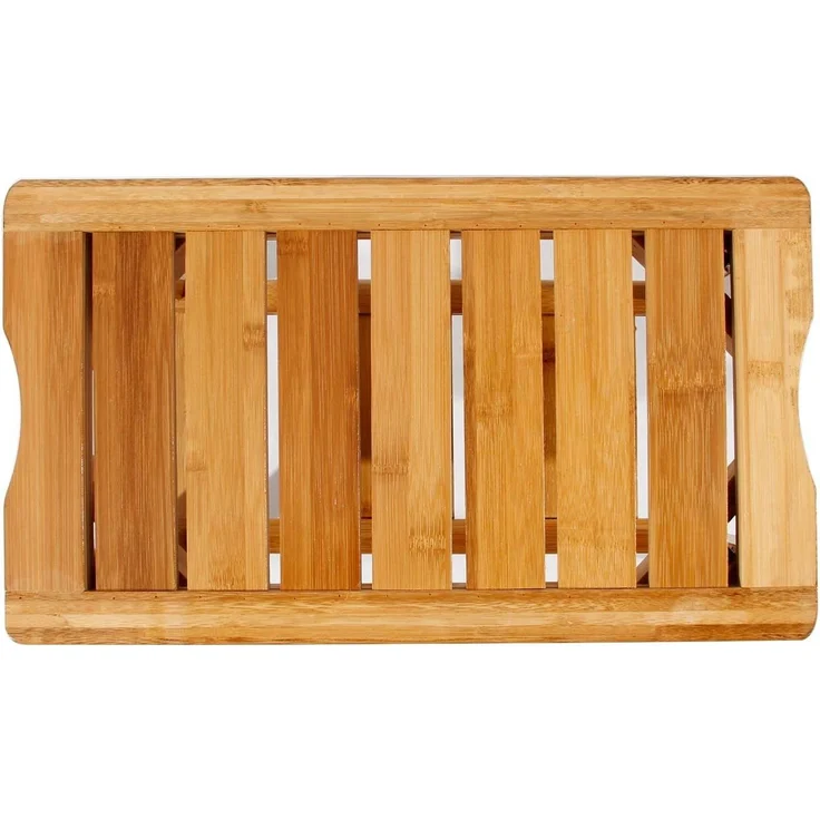 SogesHome Badezimmerhocker Duschhocker Rutschfester wasserdichter,Duschstuhl,Badhocker 2 Etagen，47.5 x 26 x 44.5 cm，KS-HSJ-04-SH – Bild 6