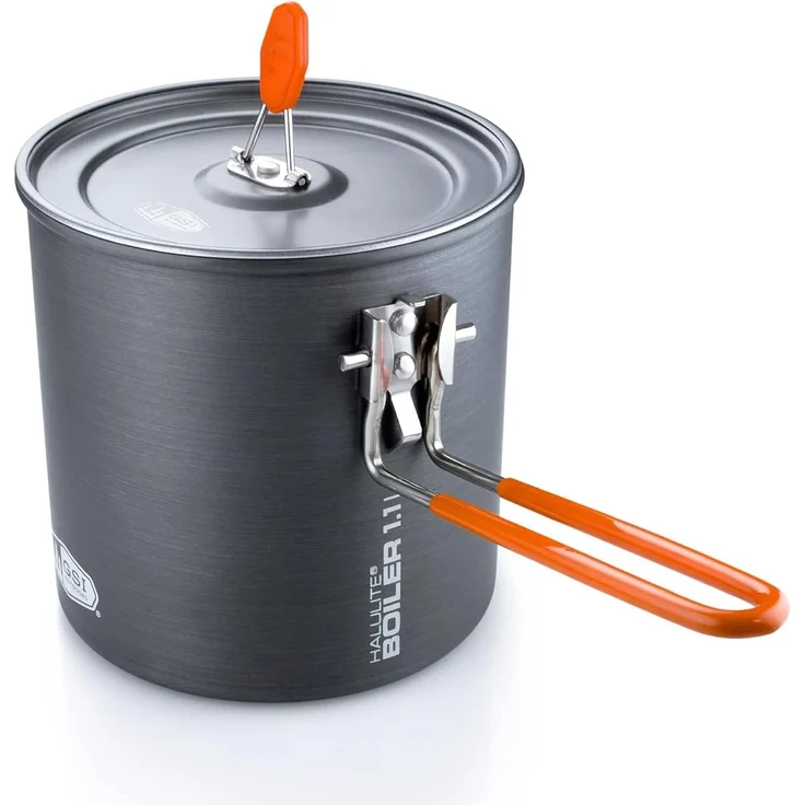 GSI Outdoors 50190 Topf Aluminium 1 1 l Grau Rot Aluminium – Bild 1