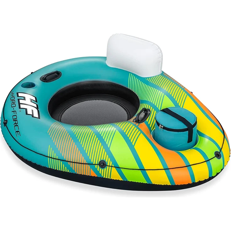 Hydro-Force™ Alpine Schwimmring mit Rückenlehne & Kühltasche 169 x 137 cm – Bild 6