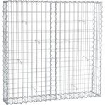 Gabione Steingabionen Steinkorb Gabionen Wand Drahtkorb 100 x 100 x 20 cm