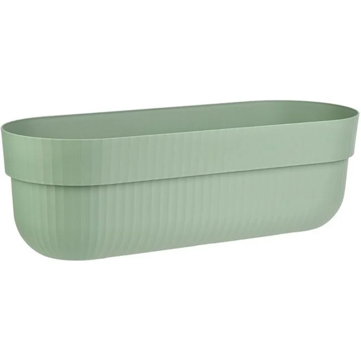 Engelland Blumenkasten mit Wasserspeicher/Drainagesystem und Abstandshalter (Vorteils-Set, 1 St), Blumentopf, 50 cm, PP-Kunststoff, Balkonkasten, länglich, formstabil – Bild 4