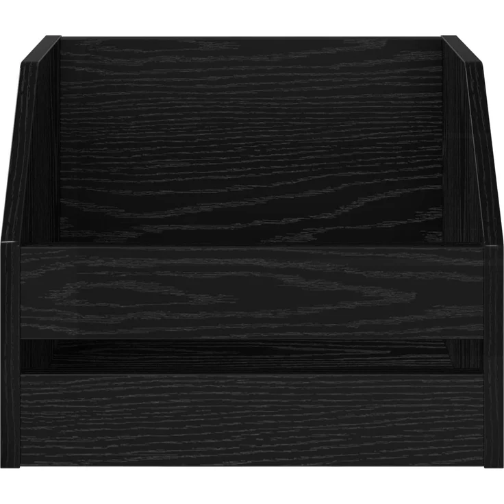 vidaXL Vinyl Album Box Schwarz Eichen-Optik 38 x 30 x 29 cm 8012812 – Bild 4