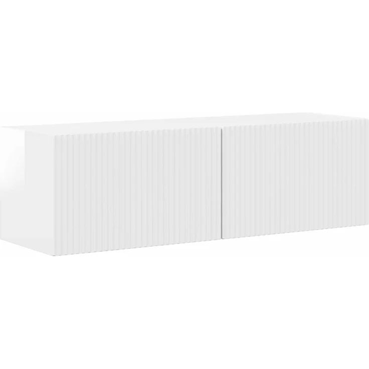 vidaXL TV-Schrankset 4 pcs Hochglanz Weiß Holzwerkstoff 3409163 – Bild 7