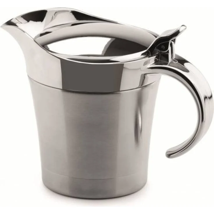 Edelstahl Thermo Sauciere 500ml mit Klappdeckel – Bild 1