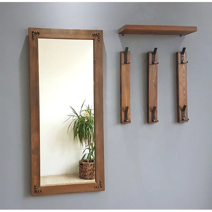 Skye Decor 'V109' Garderobe, Walnuss, 50 x 110 cm – Bild 9