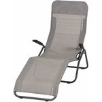 Siena Garden Sonnenliege ANCO, 144 x 72,5 x 103,5 cm J40966 taupe