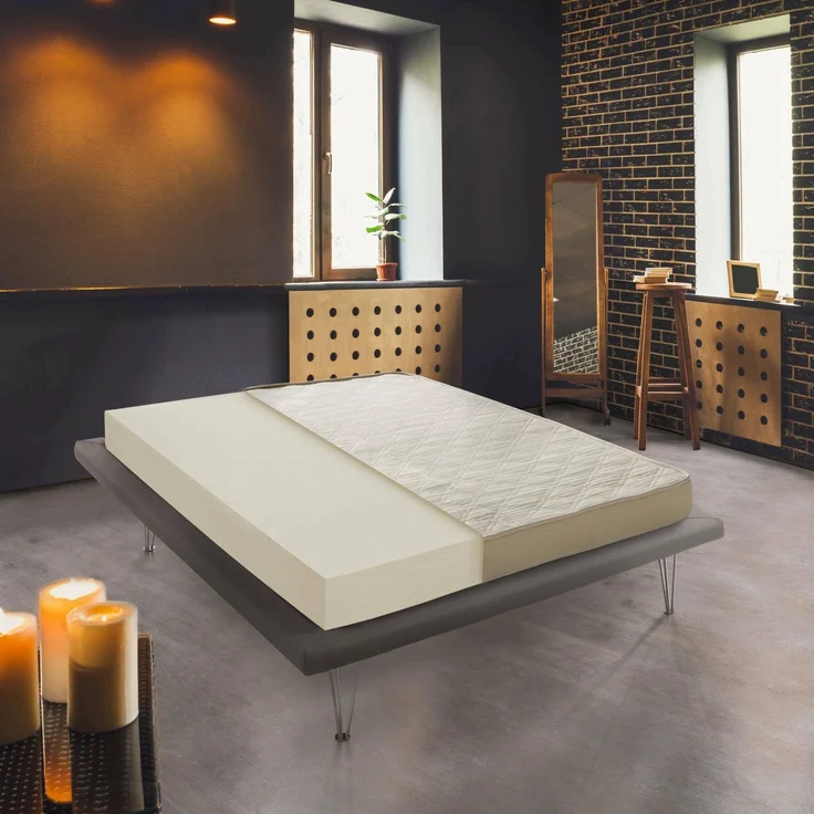 Talamo Italia - Liliana-Doppelmatratze, Waterfoam-Matratze, 100 % Made in Italy, milbenhemmend und hypoallergen, 160 x 190 x 14 cm