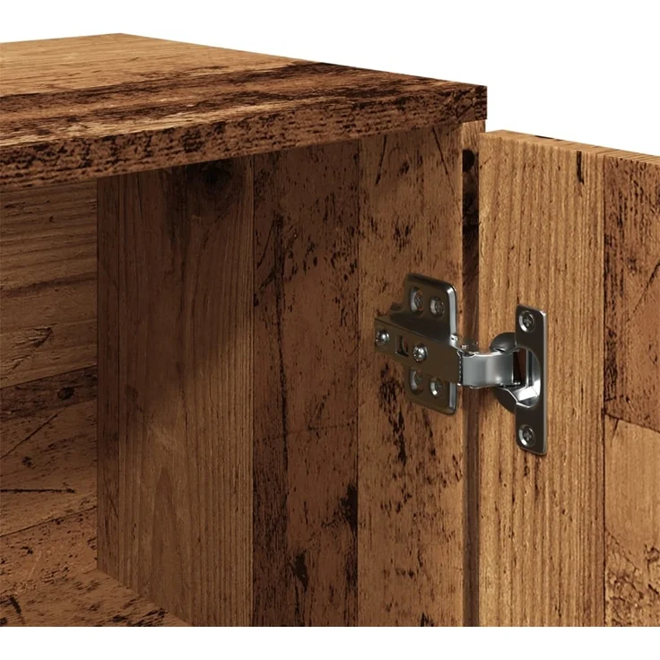 vidaXL Sideboard Altholz-Optik 88x30x64 cm Holzwerkstoff 855892 – Bild 7