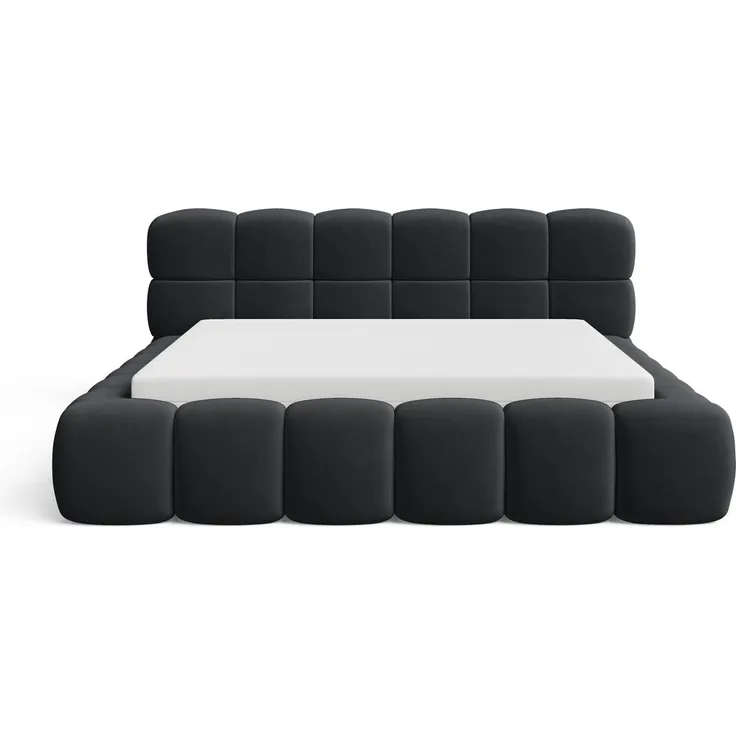 Chilly Möbel Polsterbett Stone Samt Stoff 160x200 cm mit Stauraum Velluto 20