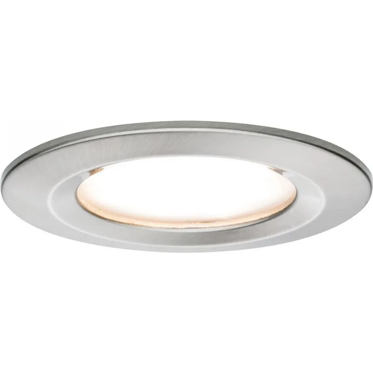Paulmann No. 93493 Einbauleuchte LED Coin Nova rund 6,5W Eisen 3-Stufen dimmbar IP44