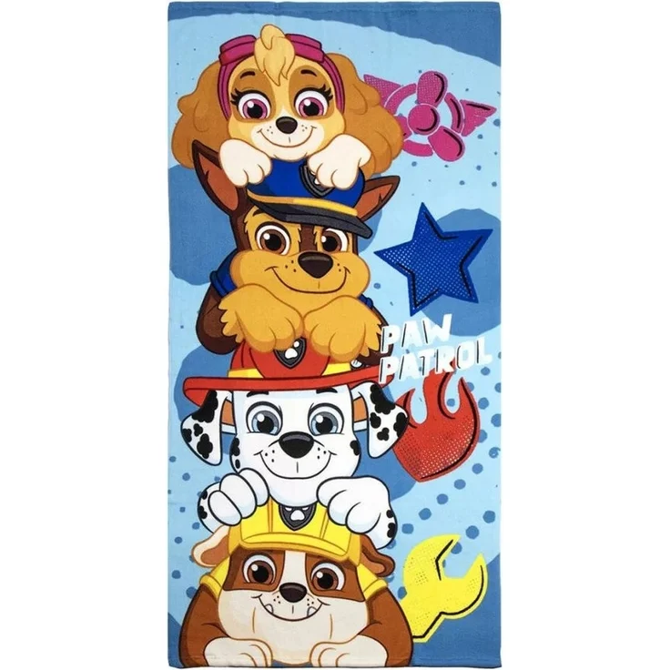 Strandtuch Kinder Jungen Paw Patrol Badetuch 70x140 cm Urlaub Must Haves – Bild 1