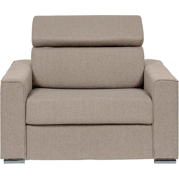 Vente-unique - VIZIR Sessel Stoff Beige - B 95 cm x H 105 cm85 cm x L 127 cm