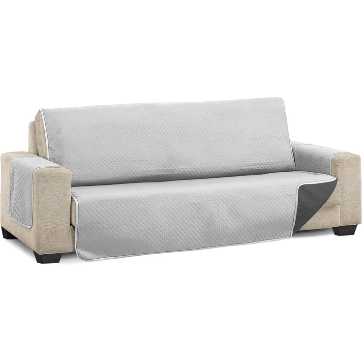 Martina Home Sofaüberwurf Diamond 3-Sitzer, XL, Grau/Anthrazit