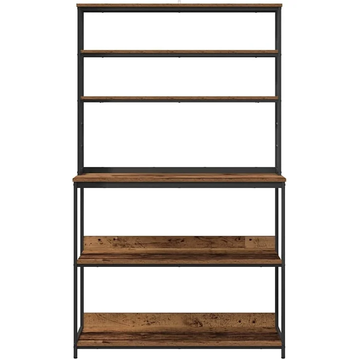 vidaXL Küchenregal Altholz 100 x 40 x 168 cm Holzwerkstoff 883896 – Bild 5