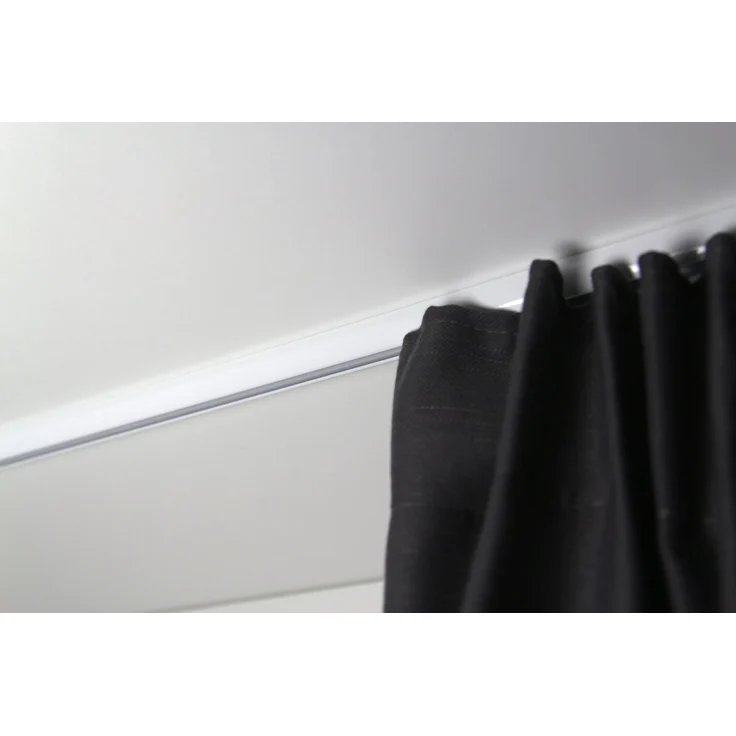 Deco-Raum® Gardinenschiene Innenlauf Round | Länge: 320cm | Material: Aluminium | Farbe: Weiß – Bild 5