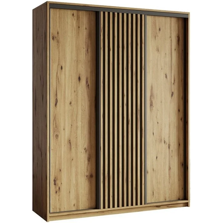 Masseno Schwebetürenschrank VONTE Kleiderschrank mit Schubladen Schrank Schlafzimmerschrank – Bild 5