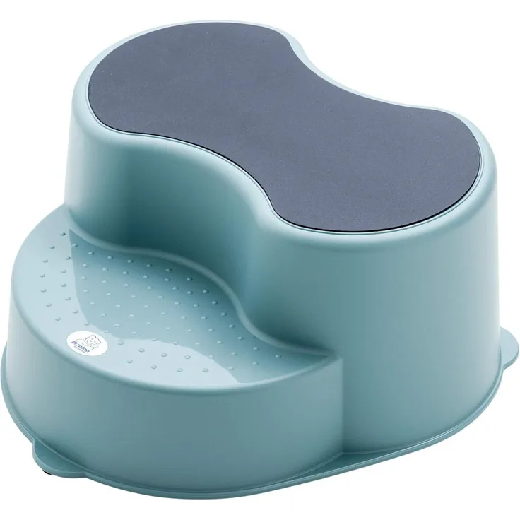 Rotho Babydesign TOP Kinderschemel, Anti-Rutsch-Trittfläche, Lagoon (Blau), 20005 0292