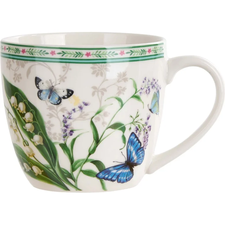 DUO Becher FLOWER DREAM, 460 ml, in Tragetasche (paper sleeve), New Bone China Porzellan – Bild 1