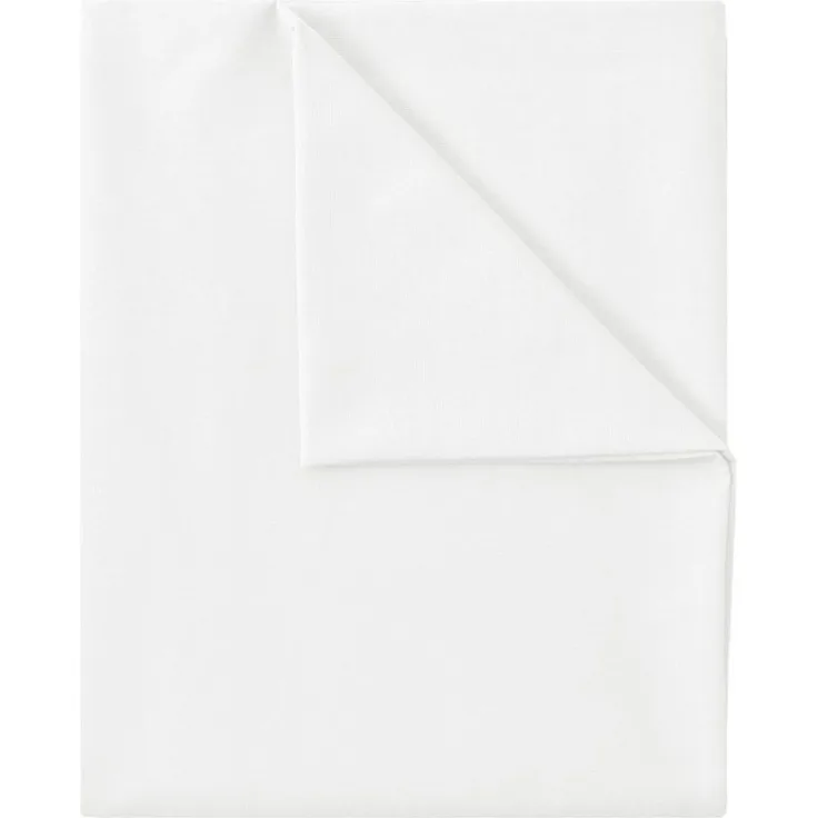 GREEN MARK Textilien Betttuch klassisches Bettlaken, 100% Baumwolle, Gummizug: ohne, (1 Stück), weich und pflegeleicht, viele Variationen, 150x250 cm, Weiß