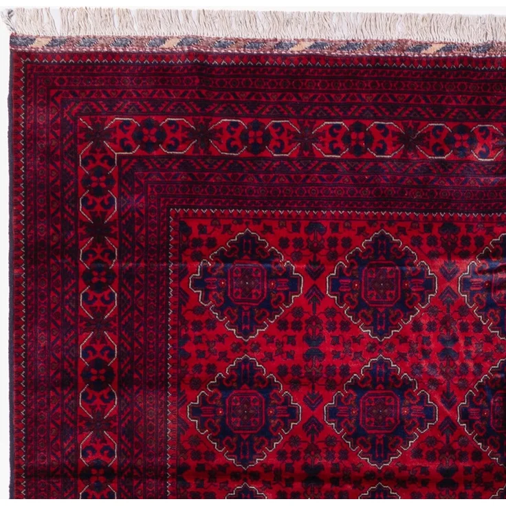 Afghan Teppich - 346 x 241 cm - rot – Bild 3
