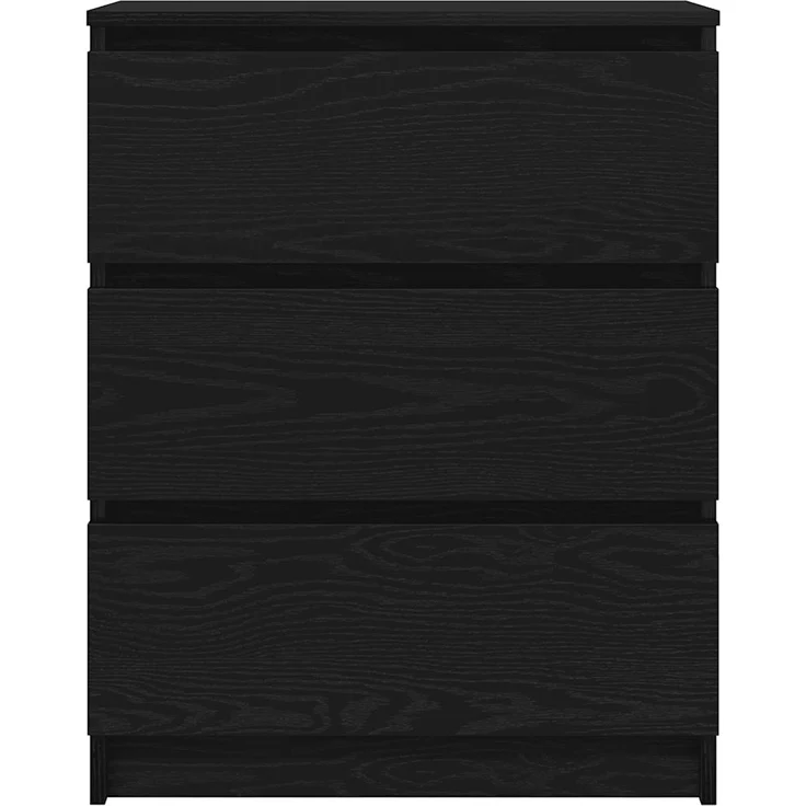 vidaXL Sideboard Schwarz Eichen-Optik 60x35x76 cm Holzwerkstoff 862493 – Bild 5