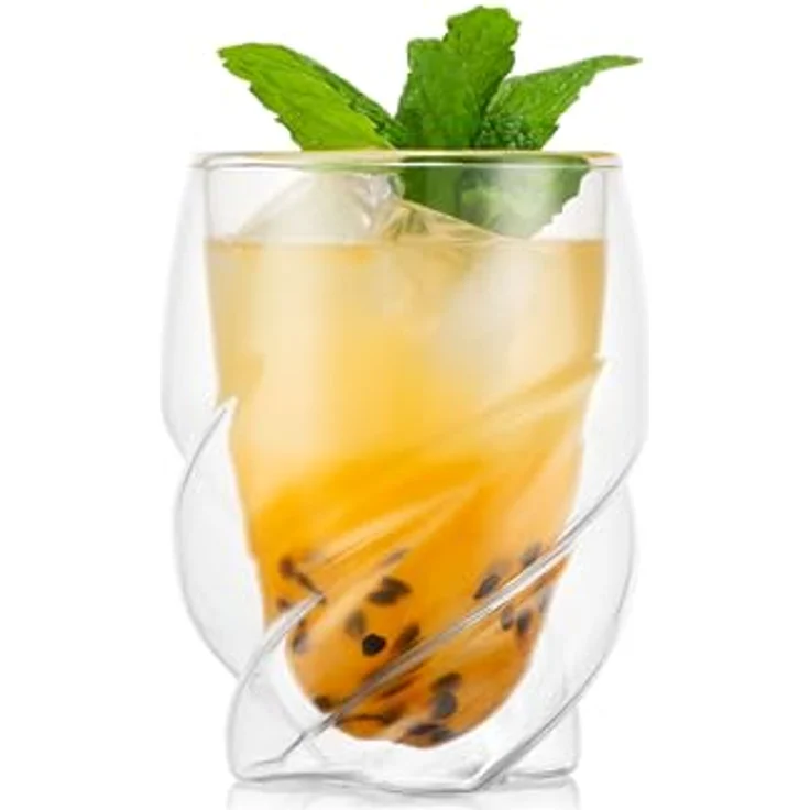 Bodum 2 Stück Glas doppelwandig 0.27l Pavina Paris transparent klar – Bild 3