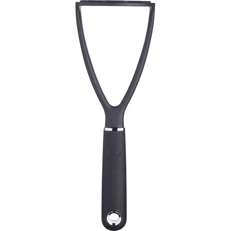 MasterClass MCSGNWNM Kartoffelstampfer mit weichem Griff, antihaftbeschichtetes Nylon, Schwarz