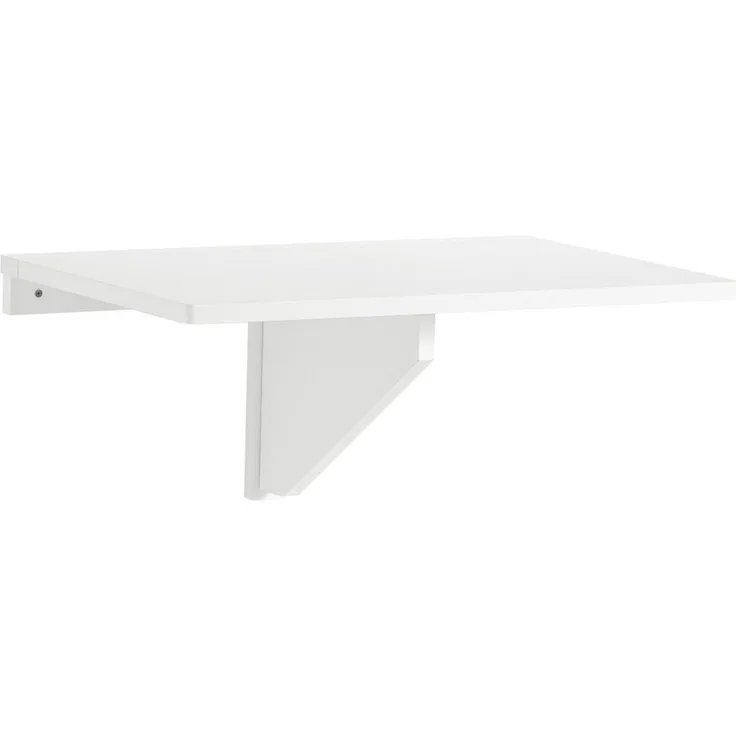 SoBuy FWT03-W Wandklapptisch, MDF, Lackiert, Weiß, 60 x 26 x 40 cm