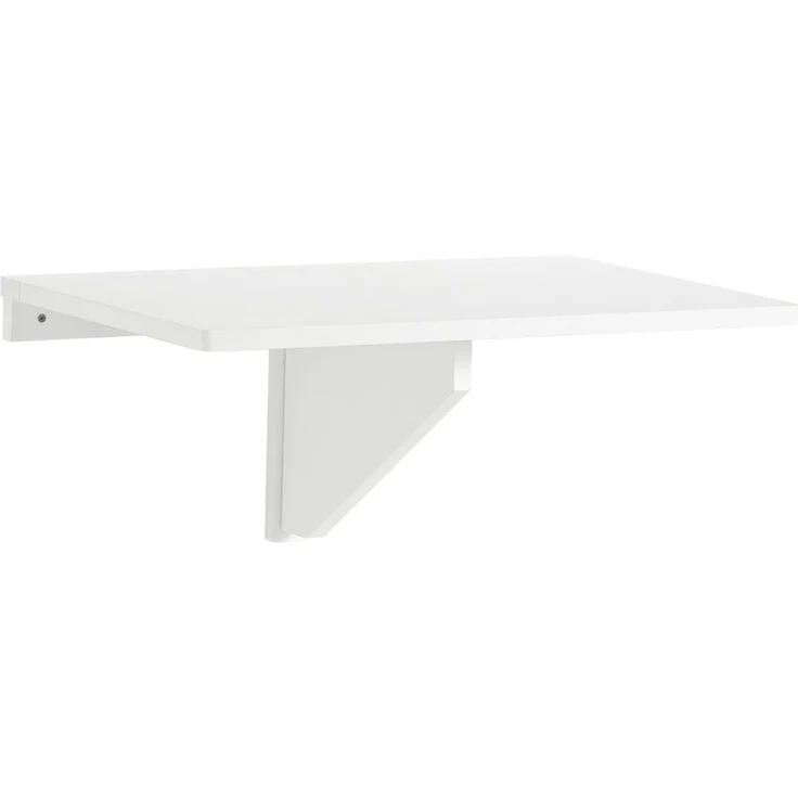 SoBuy FWT03-W Wandklapptisch, MDF, Lackiert, Weiß, 60 x 26 x 40 cm – Bild 1