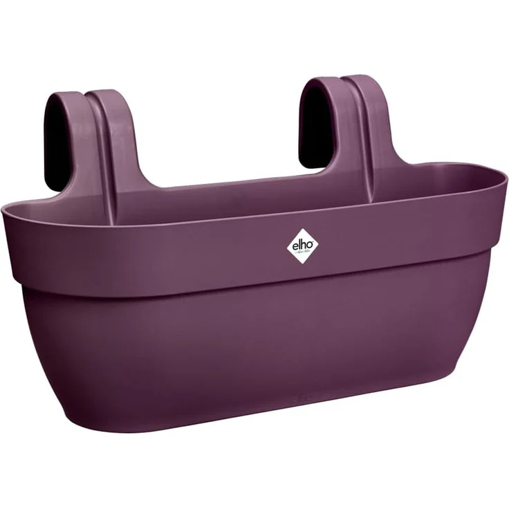 elho Vibia Campana Easy Hanger L 46 - Übertopf für Balkon & Außen - Ø 46.0 x H 26.5 cm - Lila/Ahorn Lila