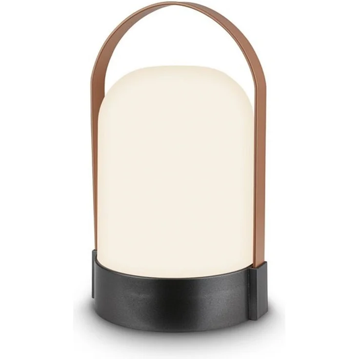 Briloner Leuchten LED Tischleuchte ASA BIG, LED fest integriert, Warmweiß, 14,5x13,5x24 cm, Indoor/Outdoor, Balkon, Terrasse, Wohnzimmer – Bild 4