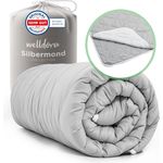 Welldora 4-Jahreszeitenbett, Allergiker Bettdecke Fachärztlich getestet mit Druckknöpfen