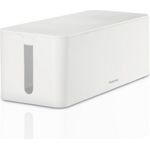 Hama Kabelbox Kabelbox für Standard 6er Steckdosenleisten, Stecker, Kabel, Ladegerät, (1-tlg), Schlichtes Design, Schreibtisch, Tisch, große Aufbewahrungsbox