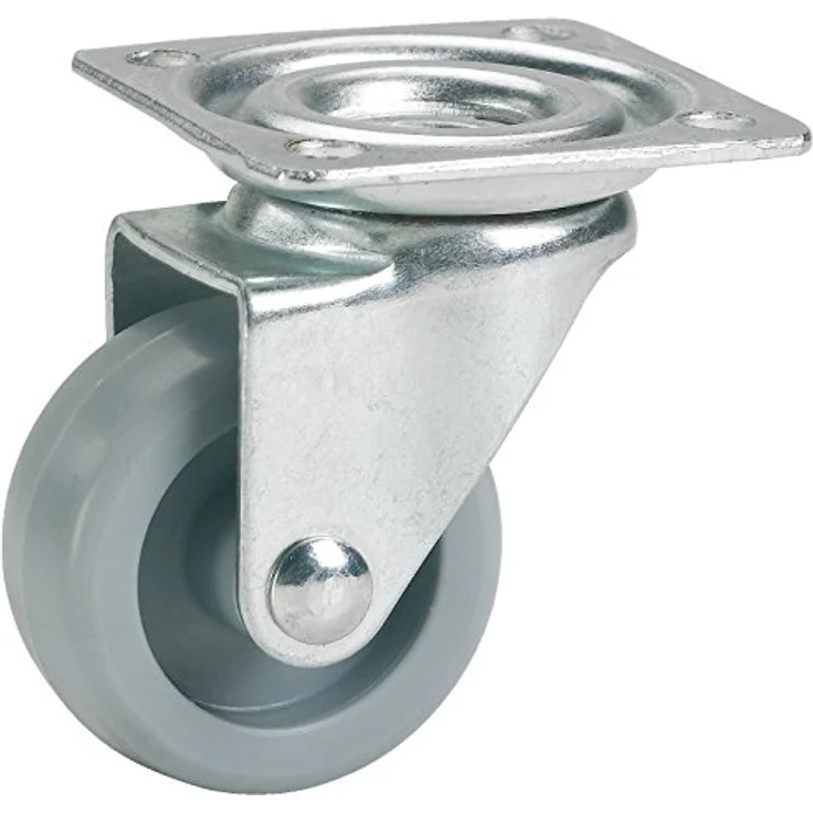 Dörner & Helmer Lenkrolle 36 x 15 mm Lenkrolle Möbelrolle Tragkraft 35 kg Rolle – Bild 1
