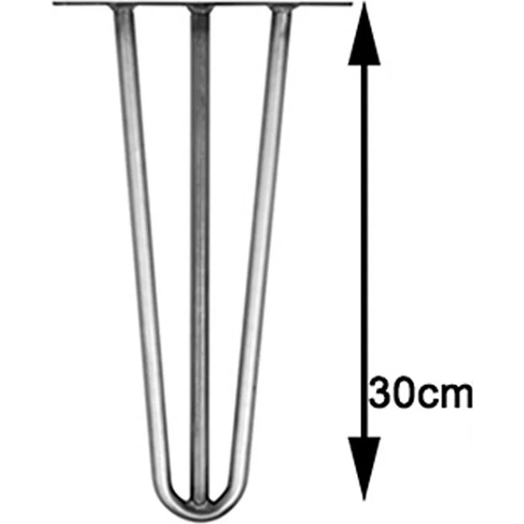 Tischbeine 4er-Set Hairpin 30 cm Haarnadelbeine Stahl Möbelfüße Tischkufen – Bild 6