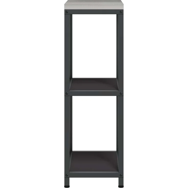vidaXL Küchenaufbewahrung mit Regal Schwarz 60 x 50 x 92 cm Stahl 874975 – Bild 5
