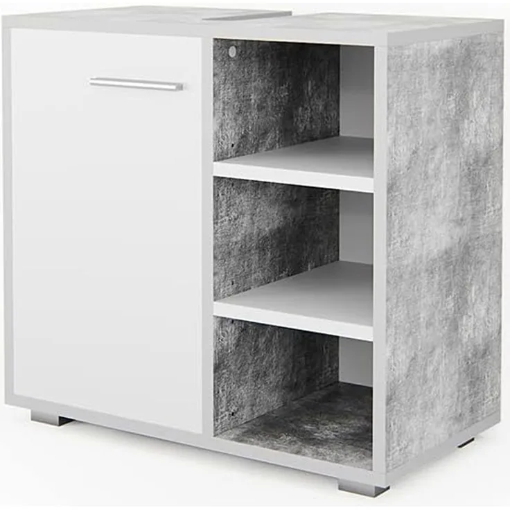 Waschbeckenunterschrank Perry Beton 60 x 55.6 cm Vicco