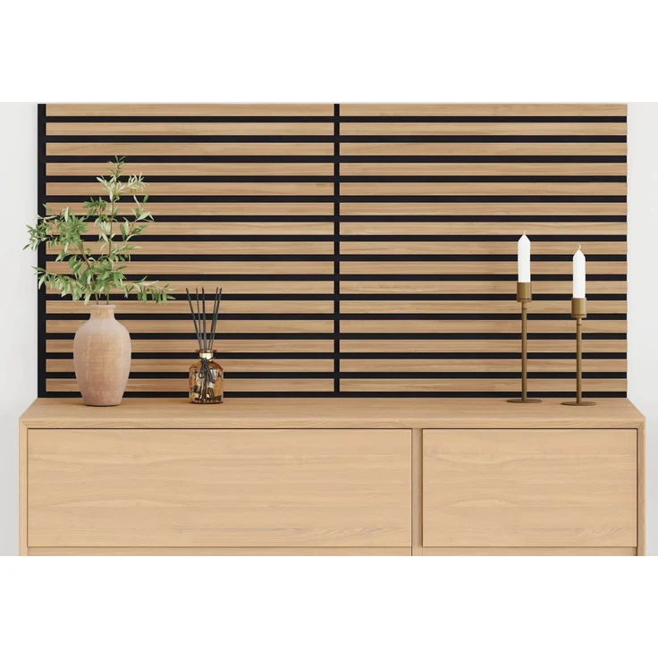 vidaXL Wandpaneele 2 stk. 60,5 x 60 cm Natur 42046447 – Bild 3