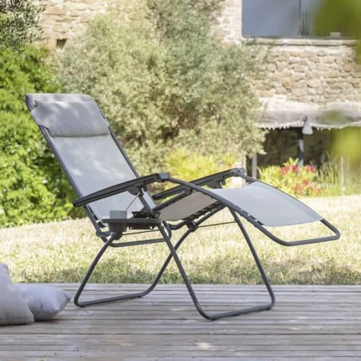 Lafuma Relax Sessel Liege R-Clip Batyline Iso Seigle II – Bild 3