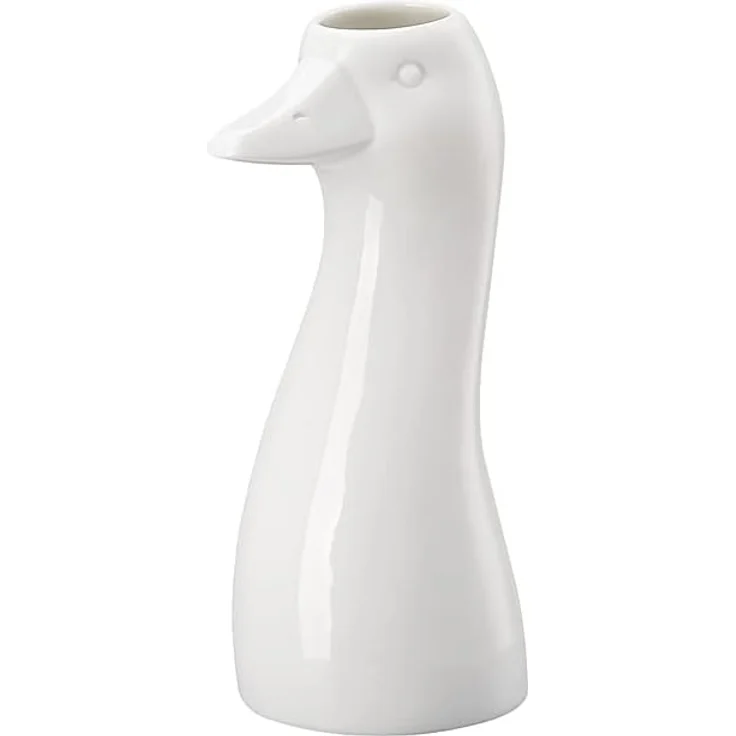 Hutschenreuther Vase 14 cm Gans-Vase Weiss Gans-Vase / Weiss