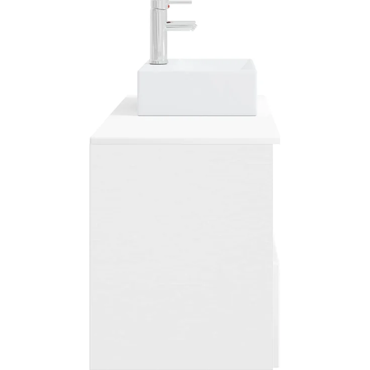 vidaXL Badezimmerschrank-Set 2 stk. Hochglanz Weiß 79,5 x 41 x 79,5 cm 3404058 – Bild 5
