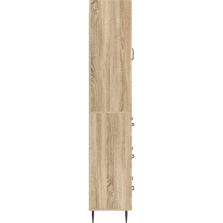 vidaXL Schrankset 2 pcs Sonoma-Eiche 66 x 34,5 x 90 cm Holzwerkstoff 3416639 – Bild 5