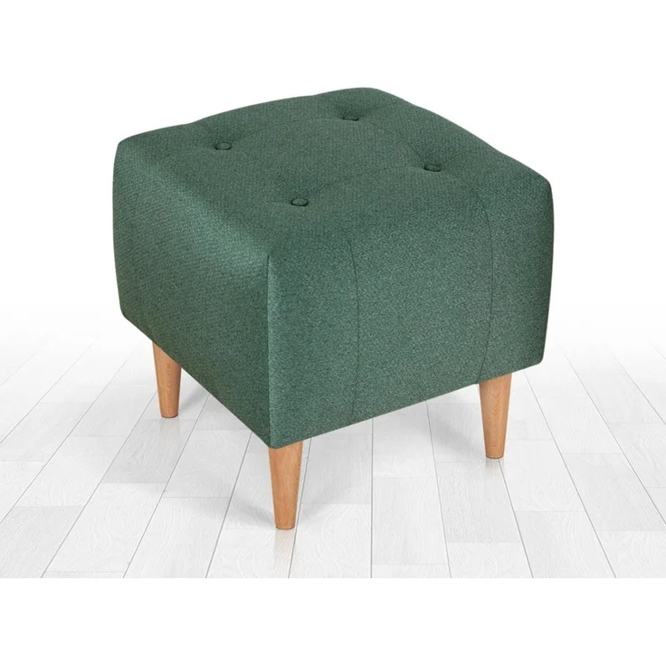 Hanah Home 'Tomp v2 - Green' Pouffe, Grün, 43 x 43 x 43 cm – Bild 4